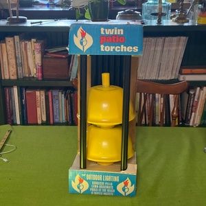 Vintage set of two 1960’s patio lights